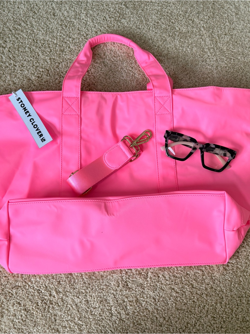 Stoney Clover Lane Pink Tote Bag - Picture 2 of 2